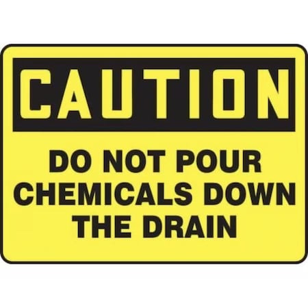 Accuform OSHA CAUTION SAFETY SIGN HAZARDOUS MCHL628XP MCHL628XP